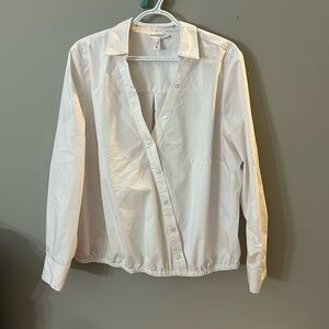 AdditionElle Cropped Blouse- size 3X